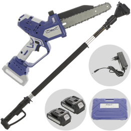 BullMach AION 20 akkukäyttöinen oksasaha teleskooppivarsi 130 200 cm 2 21 V 2 Ah