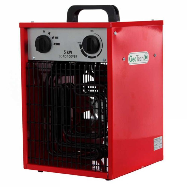 GeoTech EH 500 T sähköinen lämminilmageneraattori 5 kW kolmivaiheinen