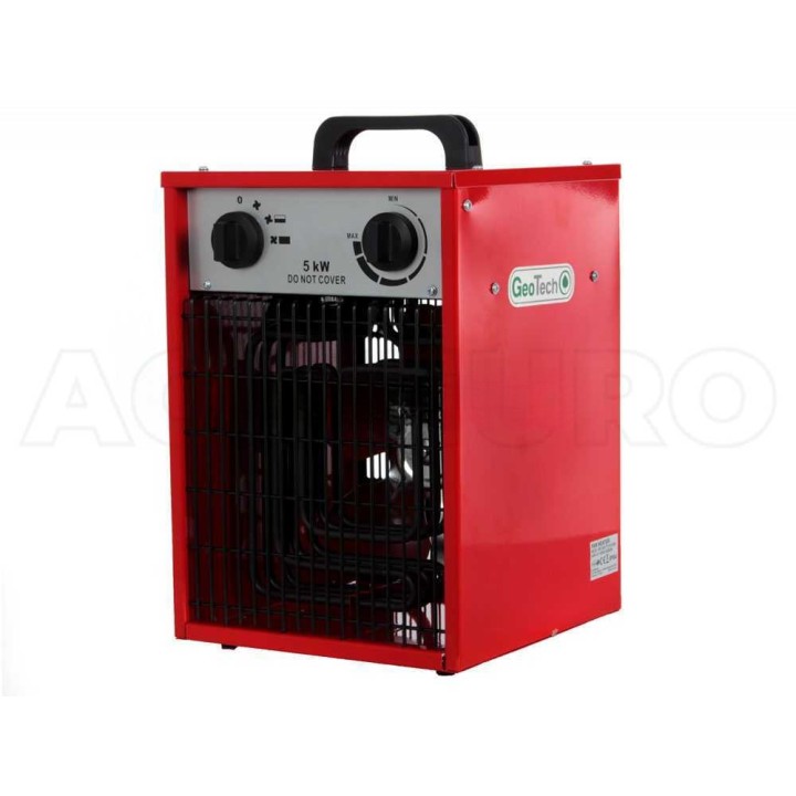 GeoTech EH 500 T sähköinen lämminilmageneraattori, 5 kW, kolmivaiheinen