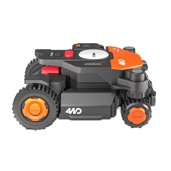 Worx Landroid Vision Cloud WR340E robottiruohonleikkuri, 4WD, 600 m², ilman perimetrijohdinta