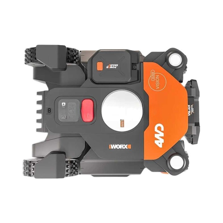 Worx Landroid Vision Cloud WR340E robottiruohonleikkuri, 4WD, 600 m², ilman perimetrijohdinta