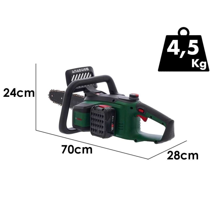 Bosch PKE18V-30-28 akkumoottorisaha, 30 cm, 18 V 4 Ah, akku ja laturi