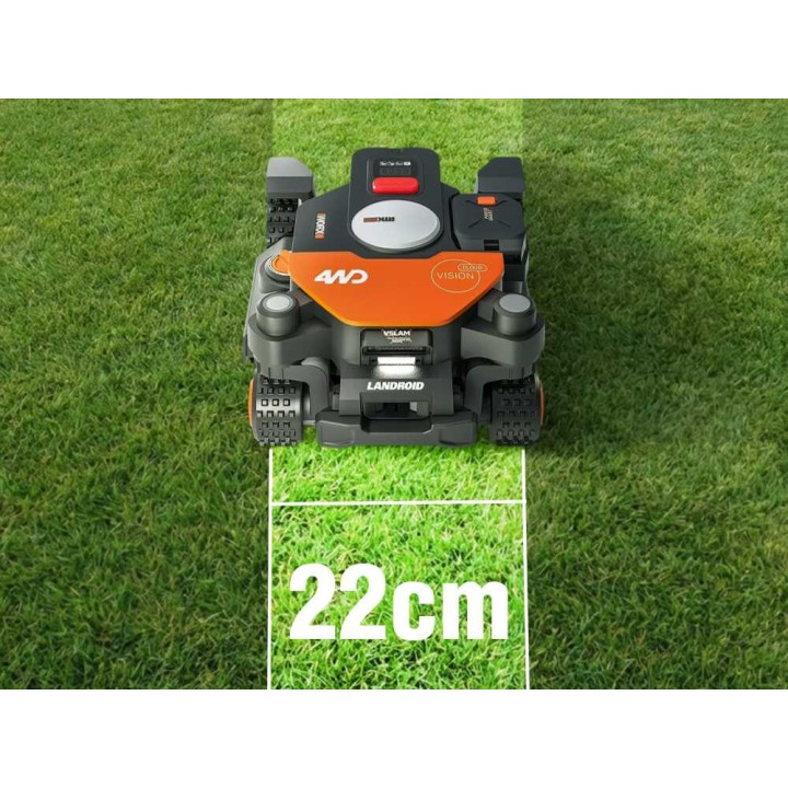 Worx Landroid Vision Cloud WR344E robottiruohonleikkuri, 4WD, 4 000 m², 20 V