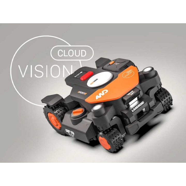 Worx Landroid Vision Cloud WR344E robottiruohonleikkuri, 4WD, 4 000 m², 20 V