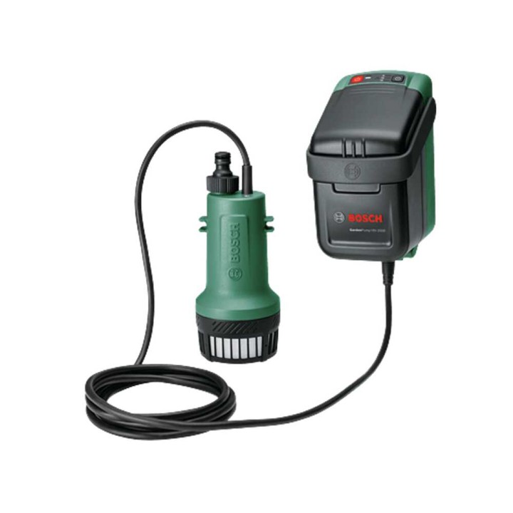 Bosch GardenPump 18V-2000 uppopumppu kirkkaalle vedelle, 18 V, 1 998 l/h