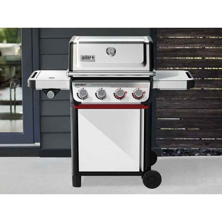 Weber Spirit S-435 kaasugrilli, 4 poltinta, sivukeitin, 10,26 kW