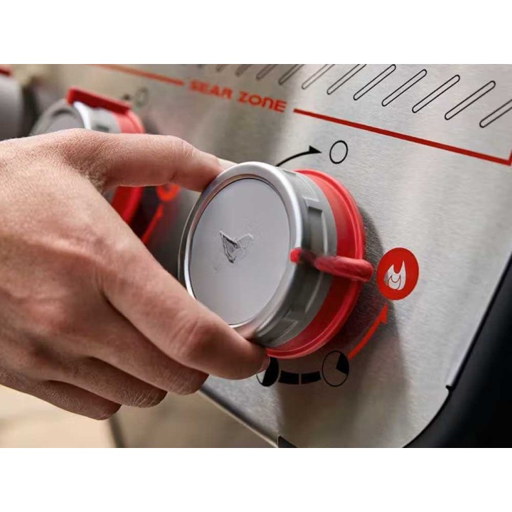 Weber Spirit S-435 kaasugrilli, 4 poltinta, sivukeitin, 10,26 kW