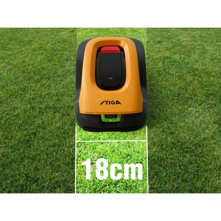 Stiga A 25v ruohonleikkurirobotti, 2 700 m², GPS-RTK, 25,2 V, 6 Ah