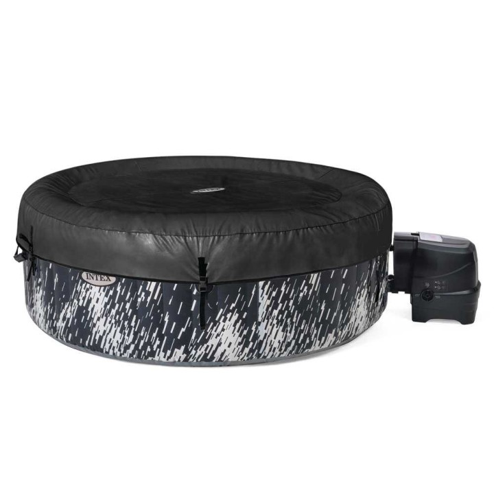 PureSpa Bubble Glow Deluxe 28494NP poreallas, 196 × 196 × 71 cm, 140 kuplasuuttinta