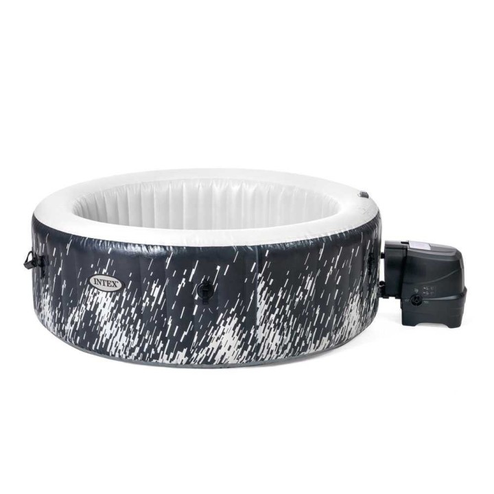 PureSpa Bubble Glow Deluxe 28494NP poreallas, 196 × 196 × 71 cm, 140 kuplasuuttinta