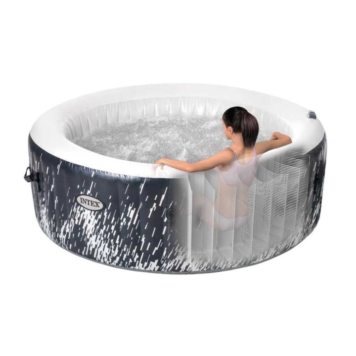 PureSpa Bubble Glow Deluxe 28494NP poreallas, 196 × 196 × 71 cm, 140 kuplasuuttinta
