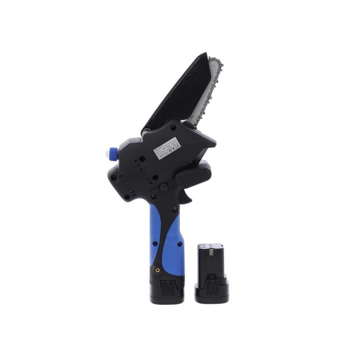 Vesco X100 akkukäyttöinen oksasaha, 350 W, 2 akkua, 14,4 V, 10 cm