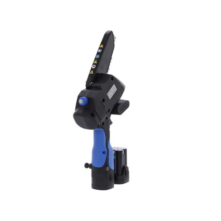 Vesco X100 akkukäyttöinen oksasaha, 350 W, 2 akkua, 14,4 V, 10 cm
