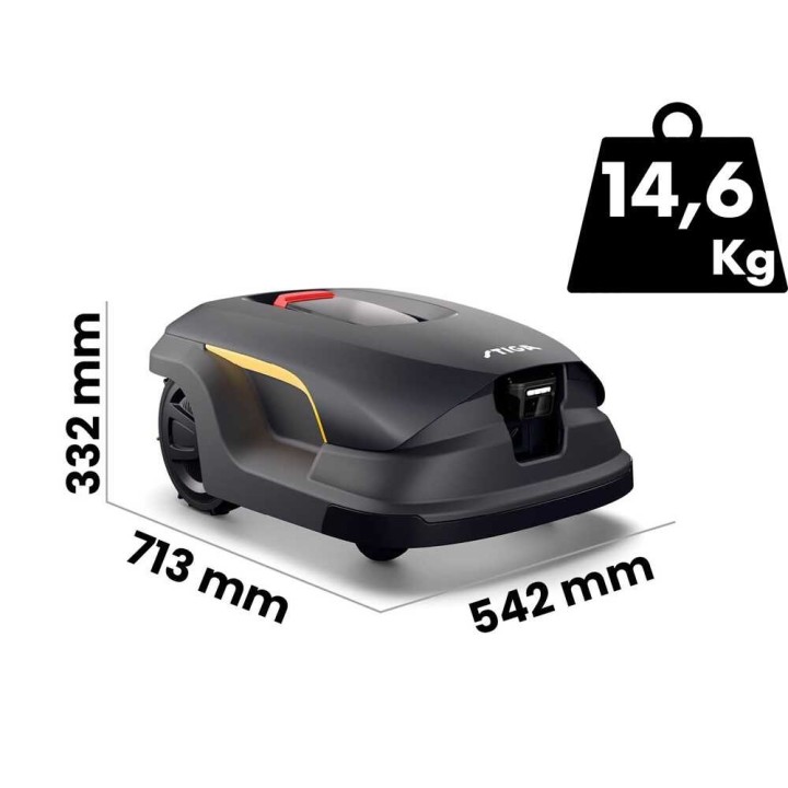 STIGA A 50v robottiruohonleikkuri, 5 500 m², GPS-RTK, 10 Ah, ilman rajakaapelia