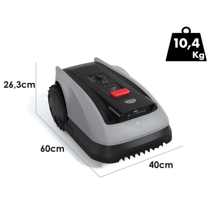 Ecovacs GOAT O600 RTK robottiruohonleikkuri, 600 m², 21 V, ilman rajakaapelia
