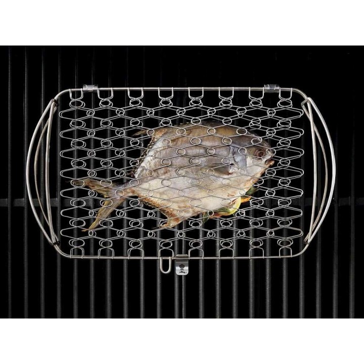 Weber 6471 suuri grillausritilä, ruostumaton teräs, 28 × 46 × 5,6 cm