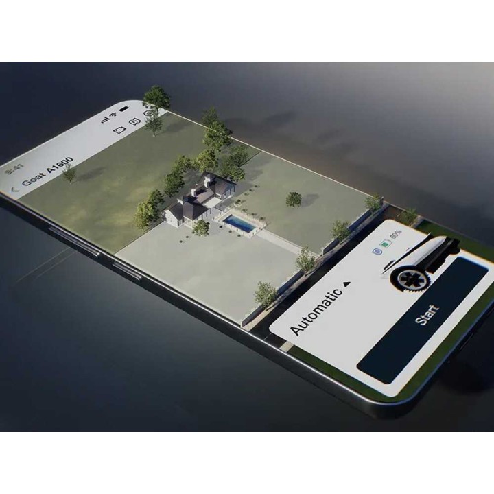 Ecovacs GOAT A1600 LiDAR PRO robottiruohonleikkuri, 1 600 m², ilman rajakaapelia