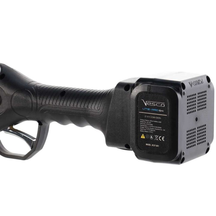 Vesco X150 akkukäyttöinen oksasaha teleskooppivarrella, 600 W, 2 × 21,6 V 2,5 Ah
