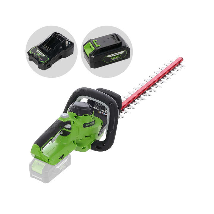 Greenworks G48HT akkupensasleikkuri 51 cm 48 V 2 Ah