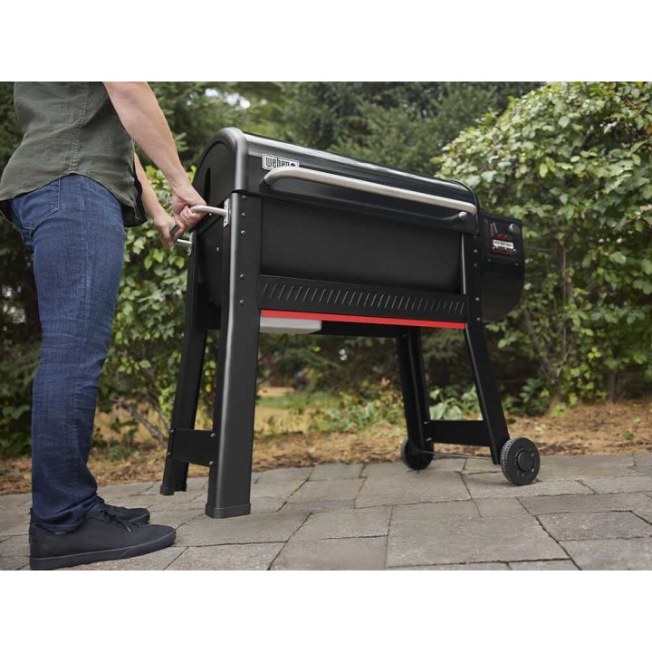 Weber Smoque XL pellettigrilli ja savustin, 86 × 45 cm, Wi-Fi