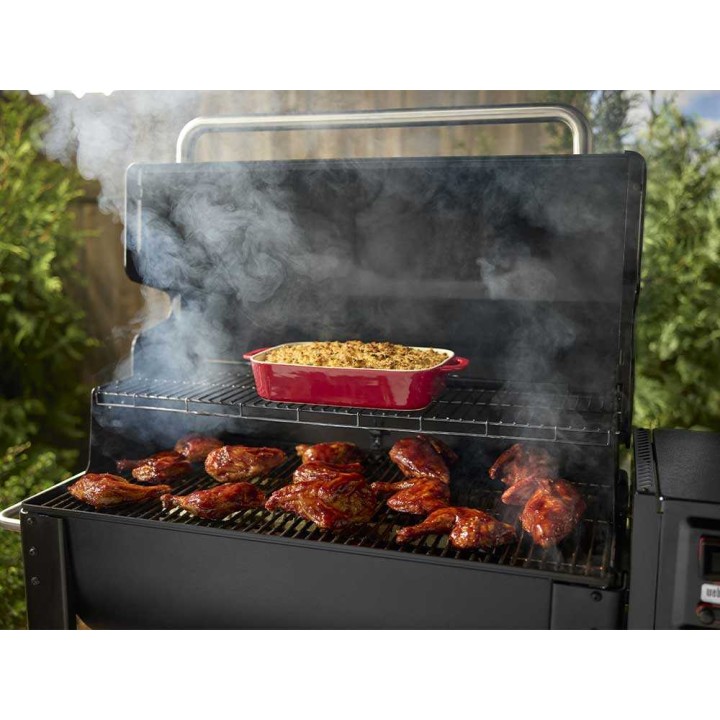 Weber Smoque XL pellettigrilli ja savustin, 86 × 45 cm, Wi-Fi