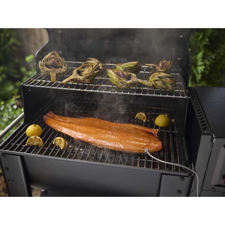 Weber Smoque XL pellettigrilli ja savustin, 86 × 45 cm, Wi-Fi