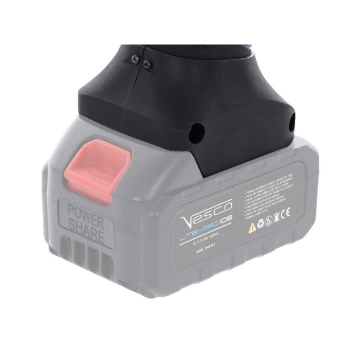 Vesco X180 akkukäyttöinen oksasaha, 700 W, 36 V, 150 mm
