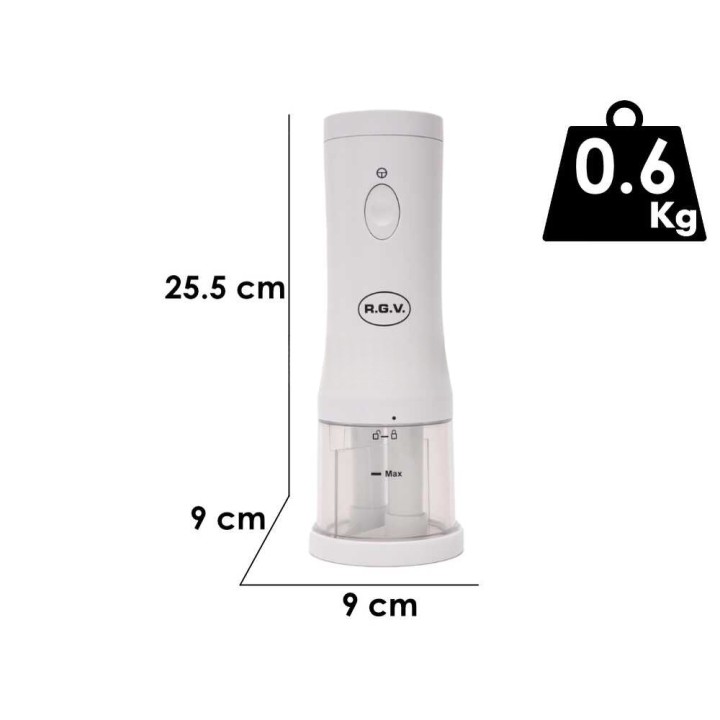 RGV Cheesy Bianca sähköraastin koville juustoille, 30 W, akkukäyttöinen
