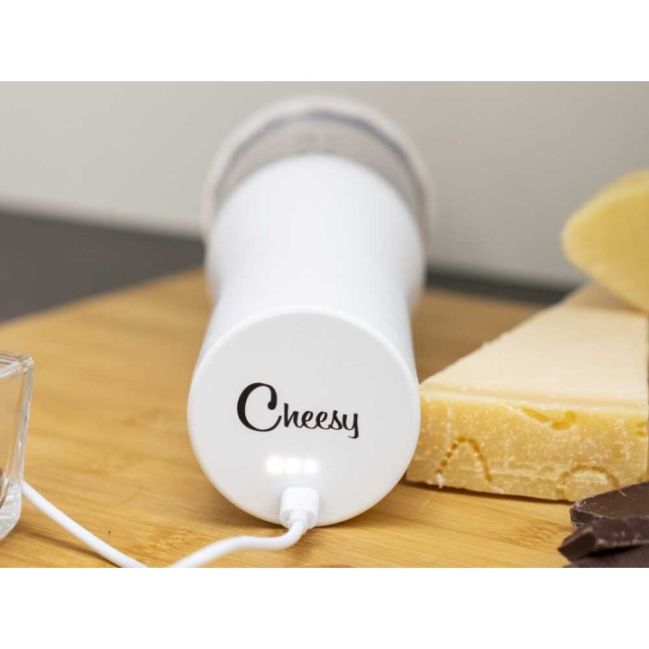 RGV Cheesy Bianca sähköraastin koville juustoille, 30 W, akkukäyttöinen