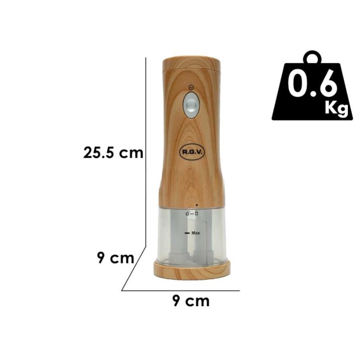 RGV Cheesy Legno sähköinen pöytäraastin, 30 W, akkukäyttöinen