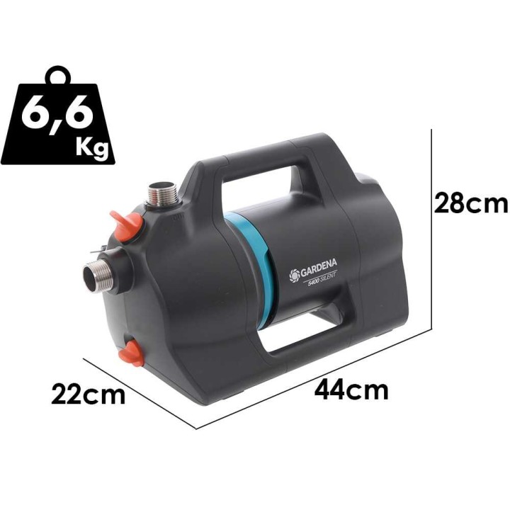Gardena 5400 Silent sähköpumppu puutarhakasteluun, 650 W