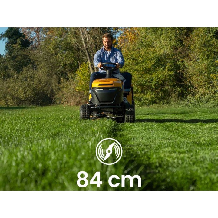 Stiga Estate 384e akkukäyttöinen ajoleikkuri, 84 cm, 56 V / 40 Ah