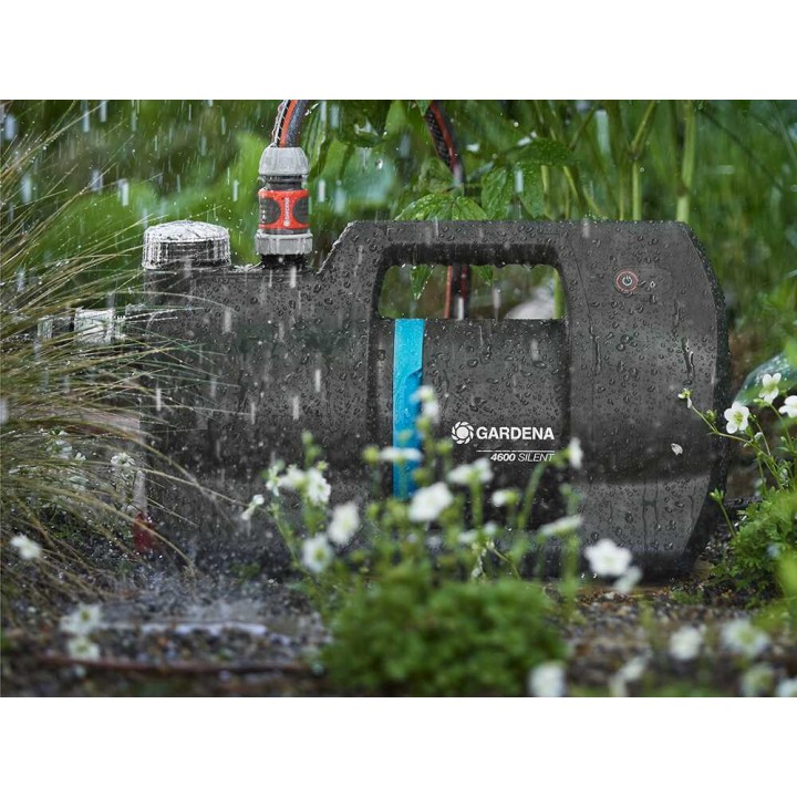 Gardena 4600 Silent sähköinen itsesyöttävä puutarhapumppu, 600 W, 4 600 l/h
