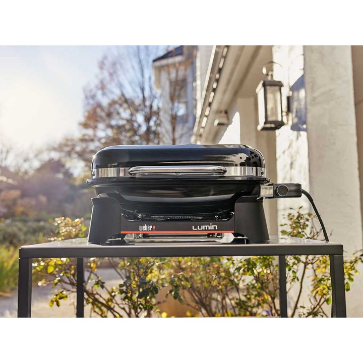 Weber Lumin Compact Black 1502044 sähkögrilli, 2 200 W, 230 V