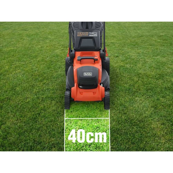 Black & Decker BEMWP400-QS sähköruohonleikkuri, 1 800 W, 40 cm, 230 V