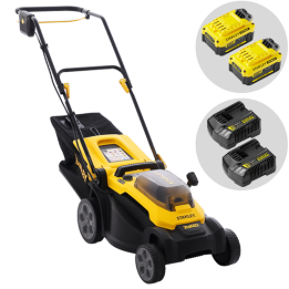 Stanley SCMWP3701M2 QW akkuruohonleikkuri 37 cm 36 V 2 18 V 4 Ah