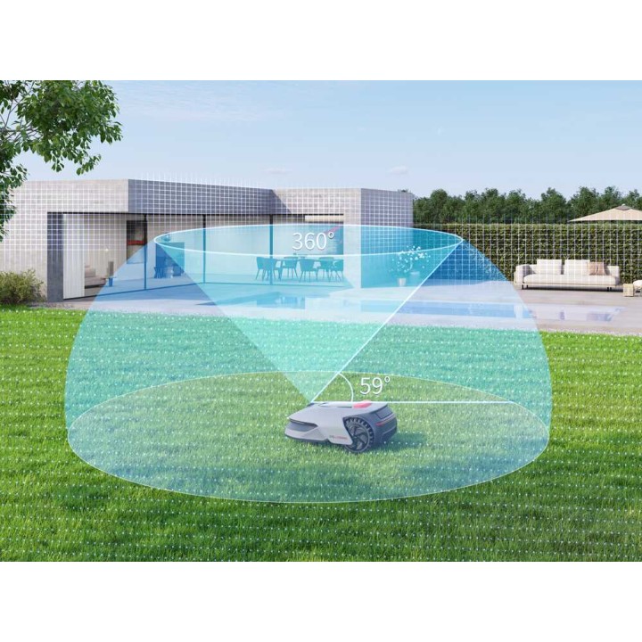 Dreame A1 Pro robottiruohonleikkuri ilman rajakaapelia, 2 000 m², 18 V