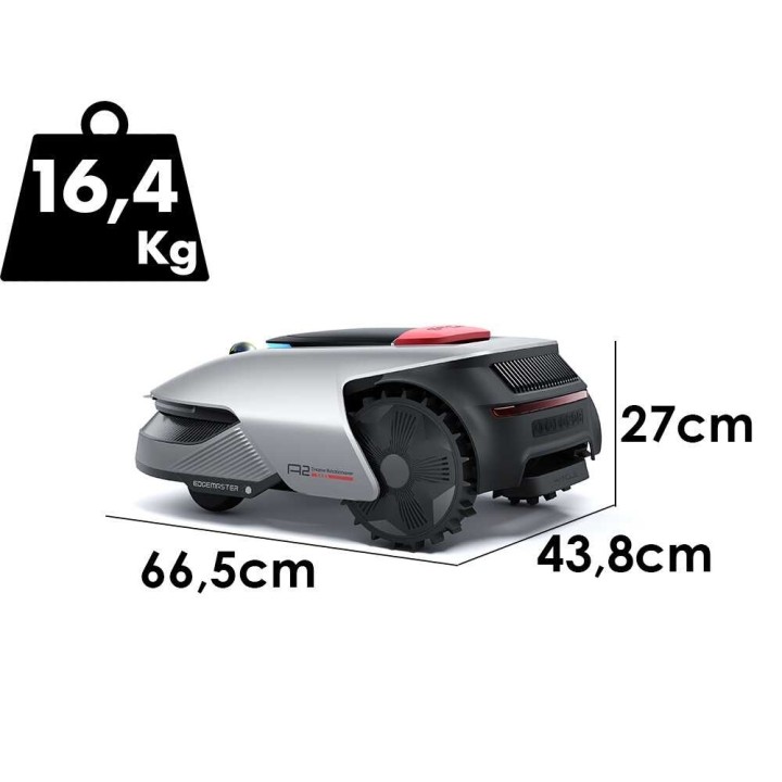 Dreame A2 1200 robottiruohonleikkuri, ilman rajakaapelia, 1 200 m², 18 V