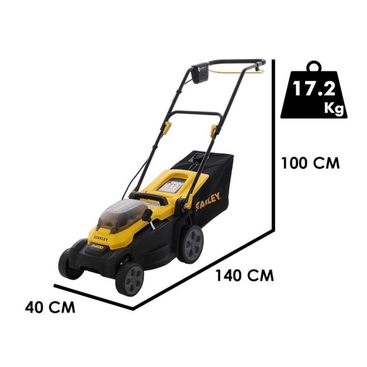 Stanley SCMWP3701N-XJ akkuruohonleikkuri, 36 V, 37 cm, ilman akkua ja laturia