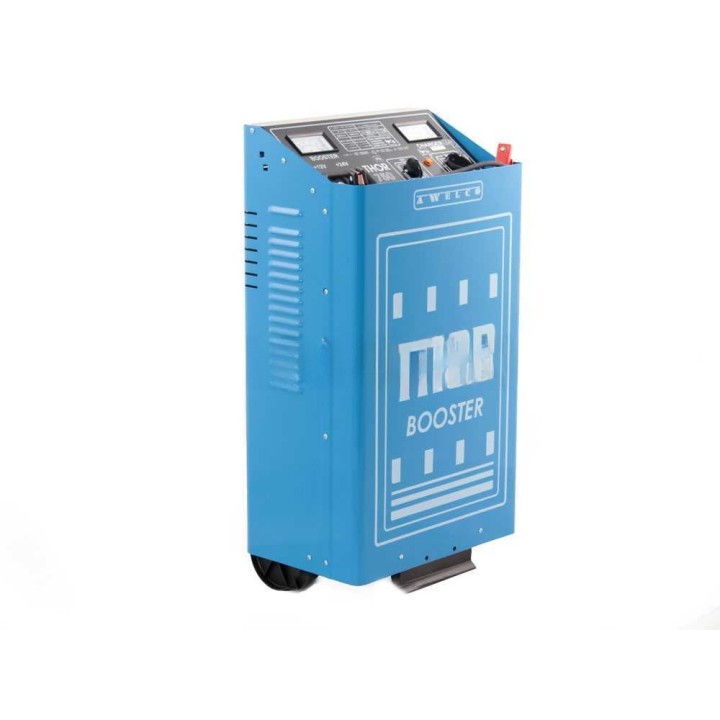 Awelco THOR 750 akkulaturi ja käynnistyslaite, 12–24 V, 600 A, pyörillä varustettu