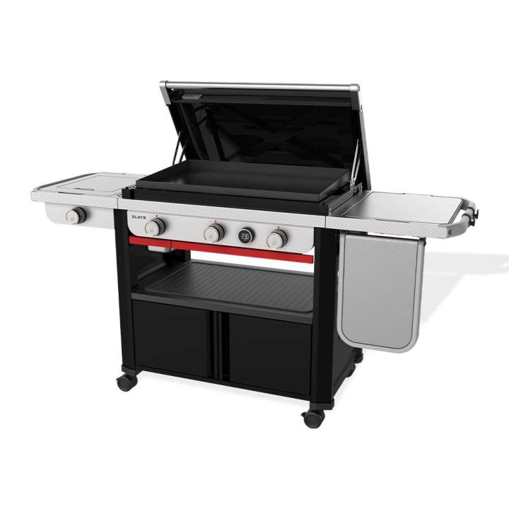 Weber Premium Slate GPD 76cm kaasugrilli parilalevyllä, 10,6 kW, sivukeitin