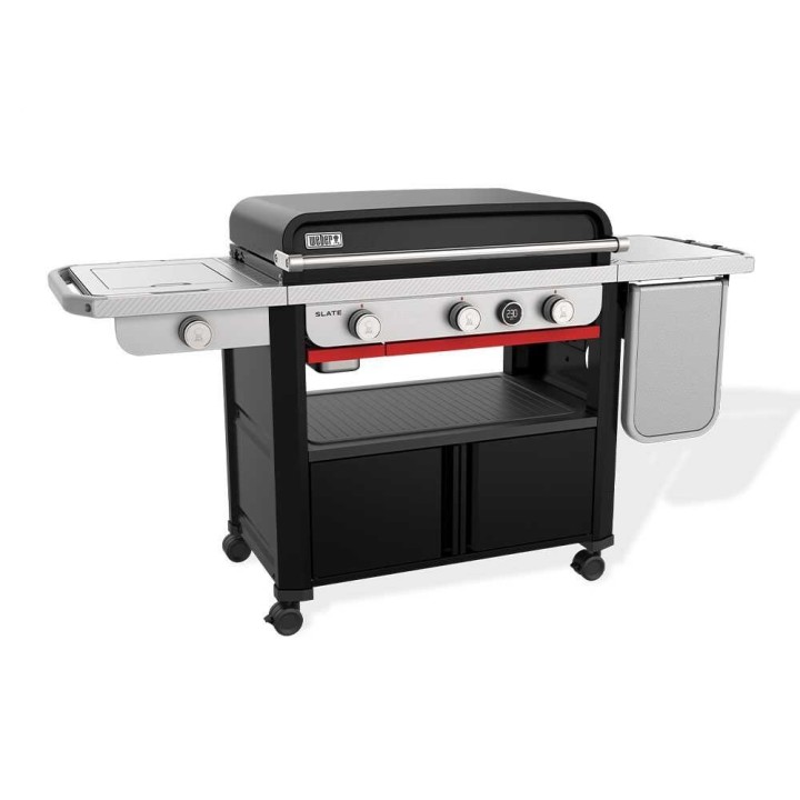 Weber Premium Slate GPD 76cm kaasugrilli parilalevyllä, 10,6 kW, sivukeitin