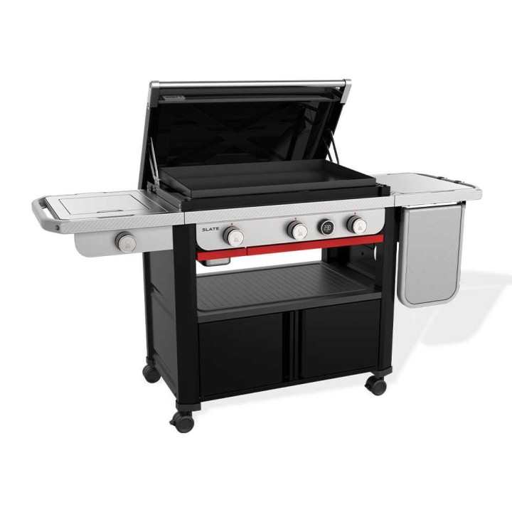 Weber Premium Slate GPD 76cm kaasugrilli parilalevyllä, 10,6 kW, sivukeitin
