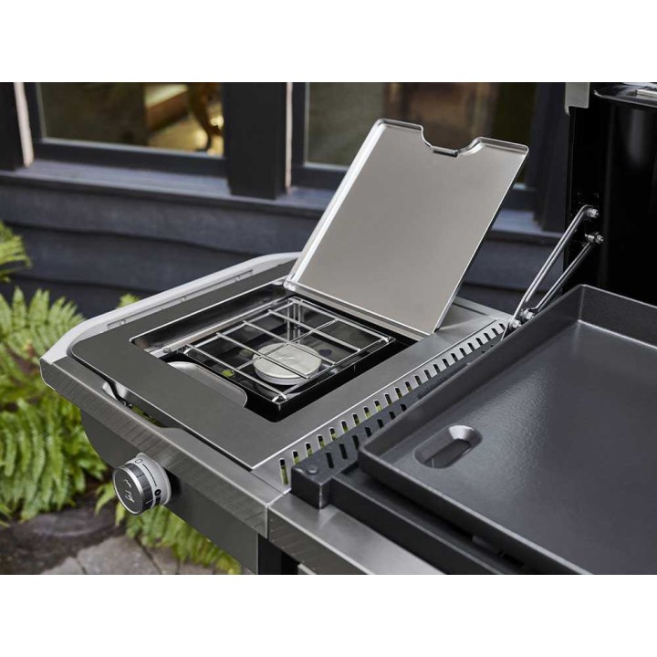 Weber Premium Slate GPD 76cm kaasugrilli parilalevyllä, 10,6 kW, sivukeitin