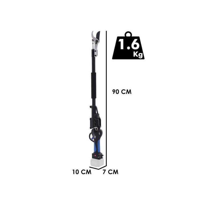 VESCO X37AF sähköoksasakset varrella, 90 cm, 37 mm, ilman akkua ja laturia