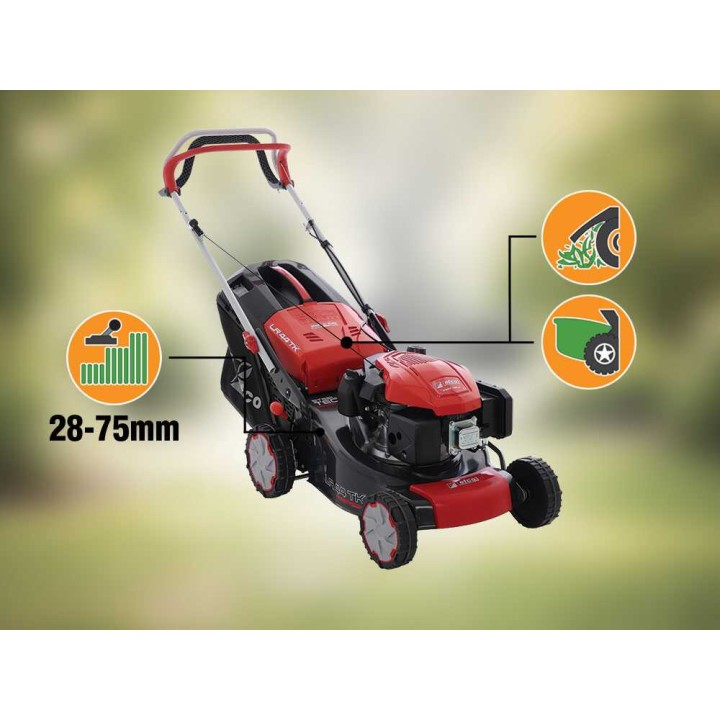 Efco LR 44 TK Comfort Plus vetävä bensiinikäyttöinen ruohonleikkuri, 139 cm³, 41 cm