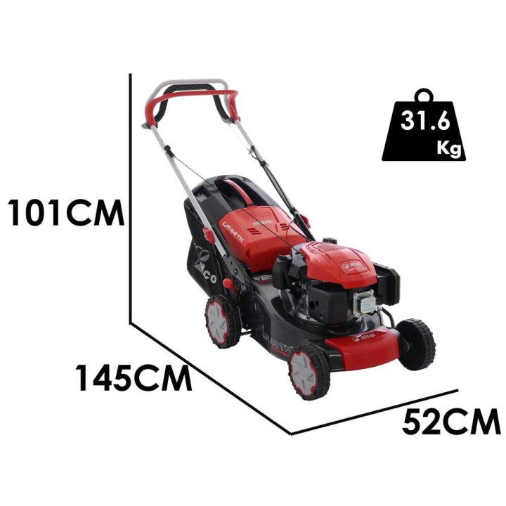 Efco LR 44 TK Comfort Plus vetävä bensiinikäyttöinen ruohonleikkuri, 139 cm³, 41 cm