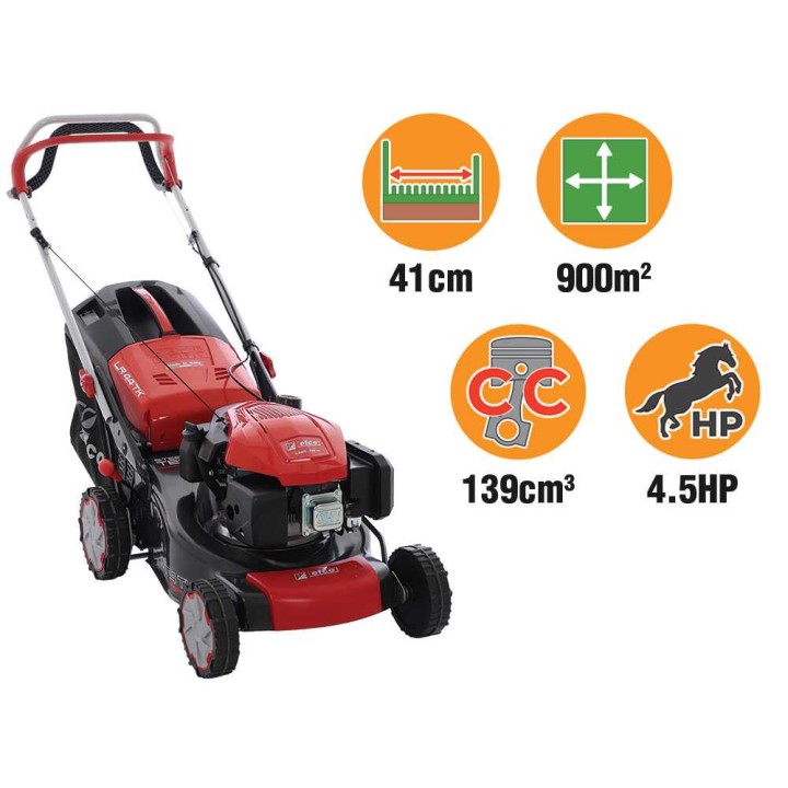 Efco LR 44 TK Comfort Plus vetävä bensiinikäyttöinen ruohonleikkuri, 139 cm³, 41 cm