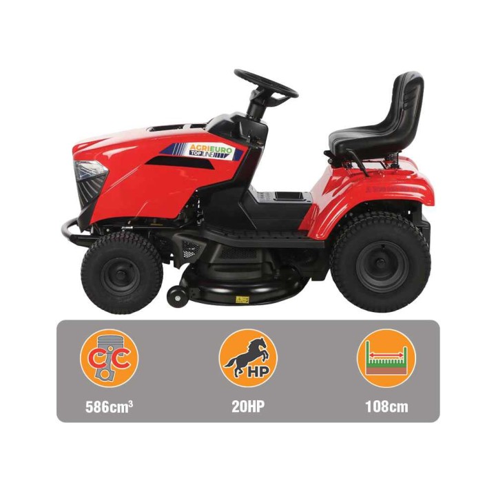 A 108 HD SD W ajoleikkuri, 108 cm, 20 HP, hydrostaattinen vaihteisto