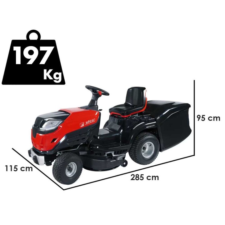 Efco EF 102 R/19 KV ajoleikkuri, 102 cm, 20 HP, hydrostaattinen